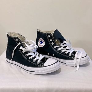 Converse Unisex Sneakers Men’s 8; Women’s 10 - ALL STAR HI - BLACK; NEW